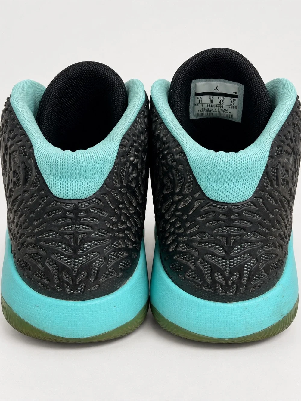 Nike Air Jordan Ultra Fly 834268-006 Black Hyper Turquoise Men’s Size 11
